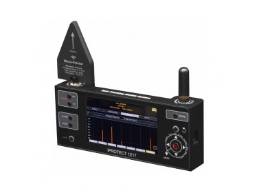 Detektor sygnałów radiowych iProtect 1217 - wykrywa Wi-Fi, Bluetooth, 4G/LTE, 5G, sygnały do 6 GHz