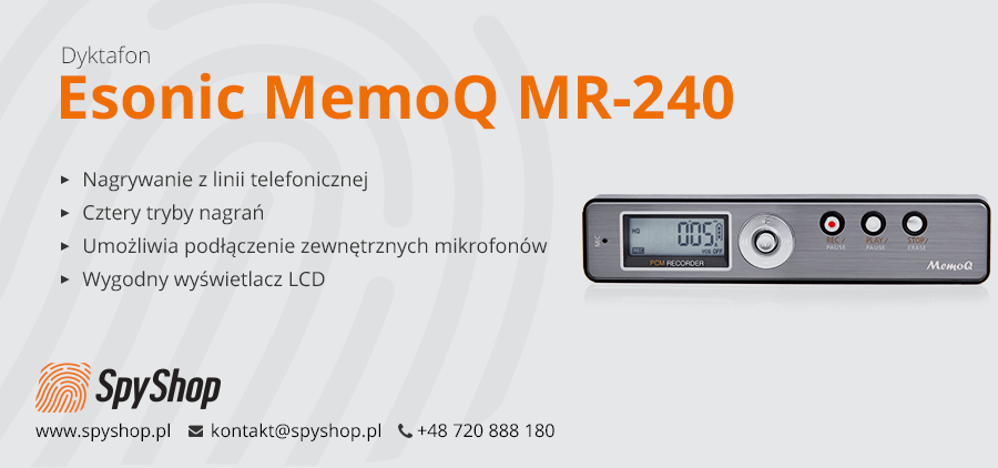 Dyktafon Esonic MemoQ MR-240
