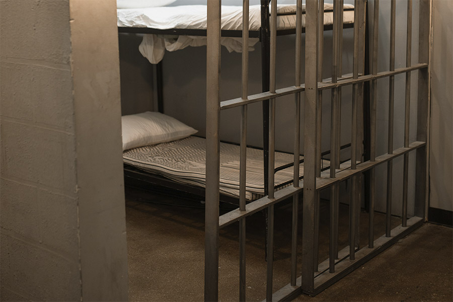 Zdjęcie więziennej celi