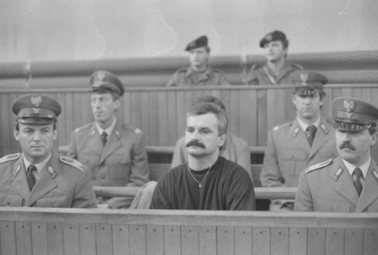 Zdjęcie Zdzisława Najmrodzkiego w sądzie