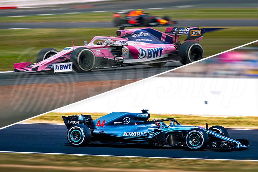 różnica samochodów Racing Point i mercedes