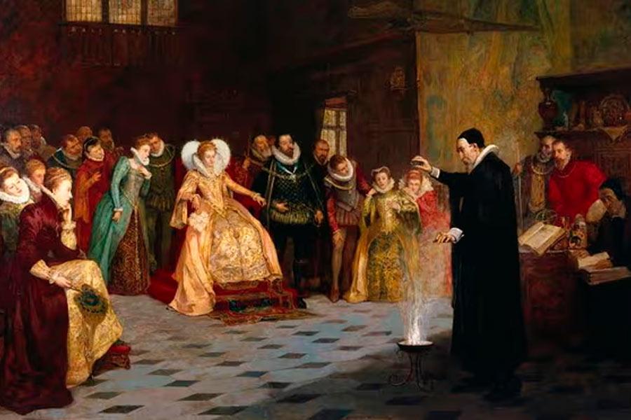 obraz szpieg królowej elżbiety I john dee na królewskim dworze