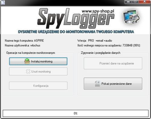 Instalator SpyLogger®